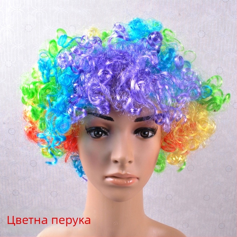 Клоун латексова маска, хорър стил, маска за преобличане, подходяща за Хелоуин и Великден