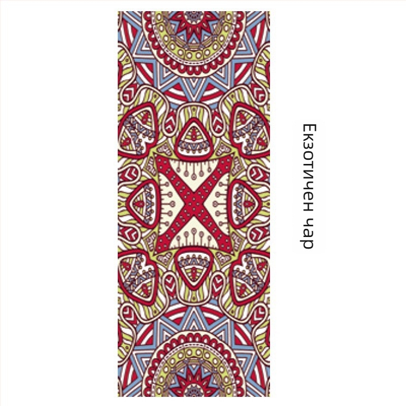 Удебелена антихлъзгаща йога кърпа с принт — Марка Yuqi, модел 2nHFceBp