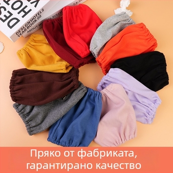 Детски протектори за ръкави от чист памук, антизамърсяващи, за възраст 0–8 г., унисекс, японско‑корейски стил, за зима, пролет и есен