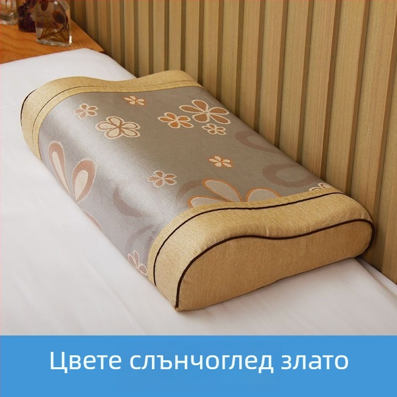 Памучен калъф за възглавница, плат с проста тъкан (plain weave), реактивно боядисан, модерен минималистичен стил.