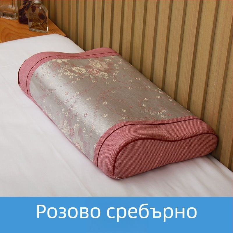 Памучен калъф за възглавница, плат с проста тъкан (plain weave), реактивно боядисан, модерен минималистичен стил.