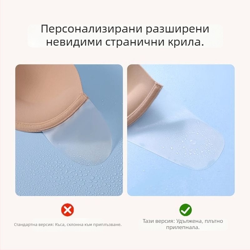 Без презрамки и без гръб – сутиен за малък бюст, повдигащ, против плъзгане, тънък летен бандео с невидими подплънки