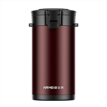 Enermei изолирана кутия за обяд, 316 неръждаема стомана, четири слоя, кръгъл дизайн