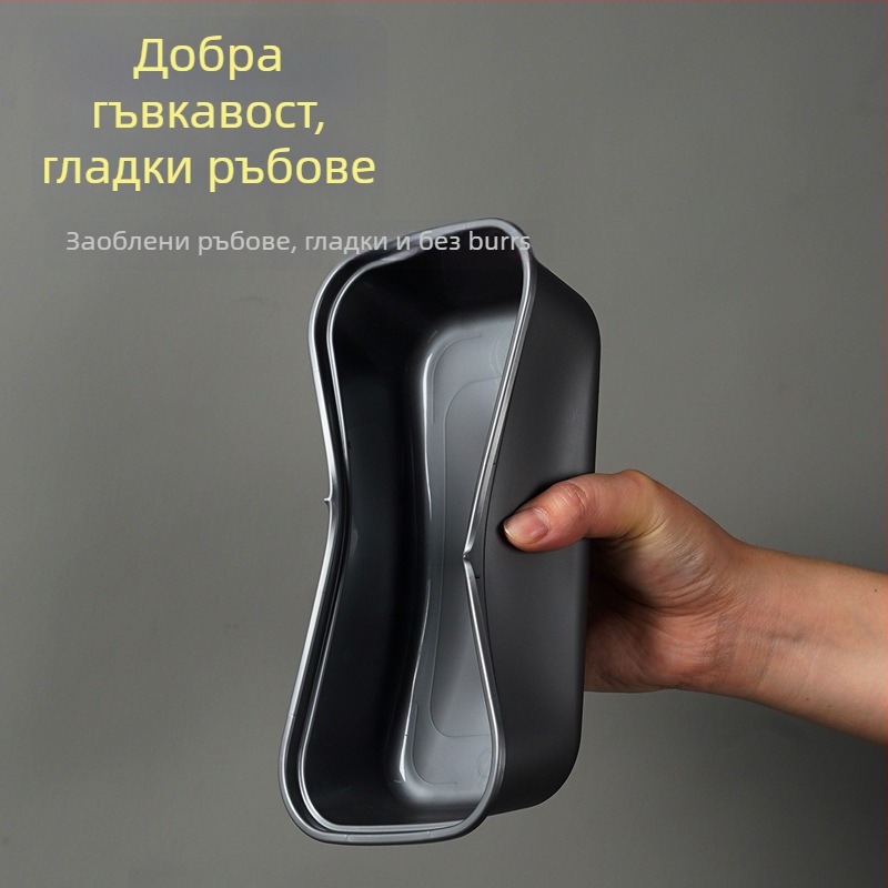 Еднократна правоъгълна кутия за обяд, подходяща за микровълнова, хранителен PP материал, печат на лого наличен