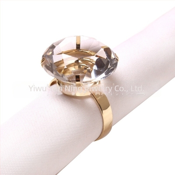 Салфетник с голям диамант – неръждаема стомана, електрофилиране, модерен стил, лого отпечатано