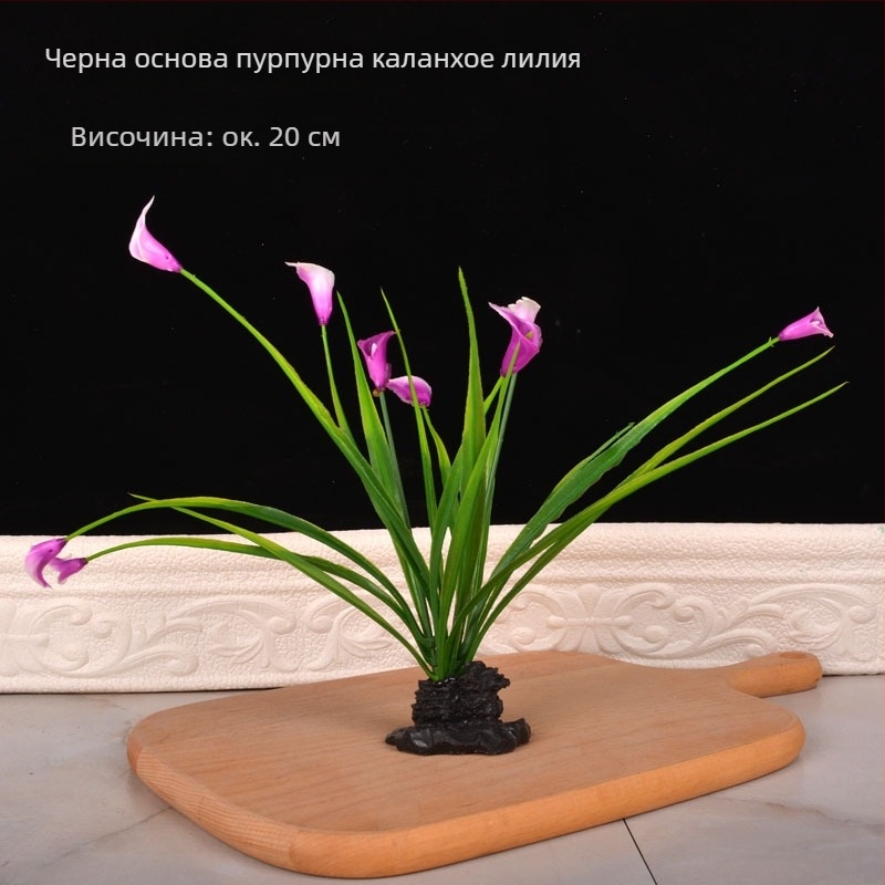 Декоративна чиния с цветен мотив, пластмаса, ръчно боядисана повърхност, произход Zhejiang, стил Нов китайски, персонализация налична