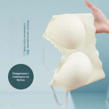 Сутиен с пълна чашка, тънко оформени чашки от пяна, ледено-силен плат ice silk, фиксирани презрамки, стил жилетка