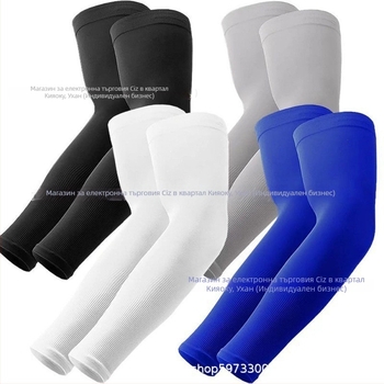 Слънцезащитни ръкави за спорт на открито, ледена коприна и нейлон, дишащи и абсорбиращи пот, съдържание 81–95% нейлон, за каране и шофиране