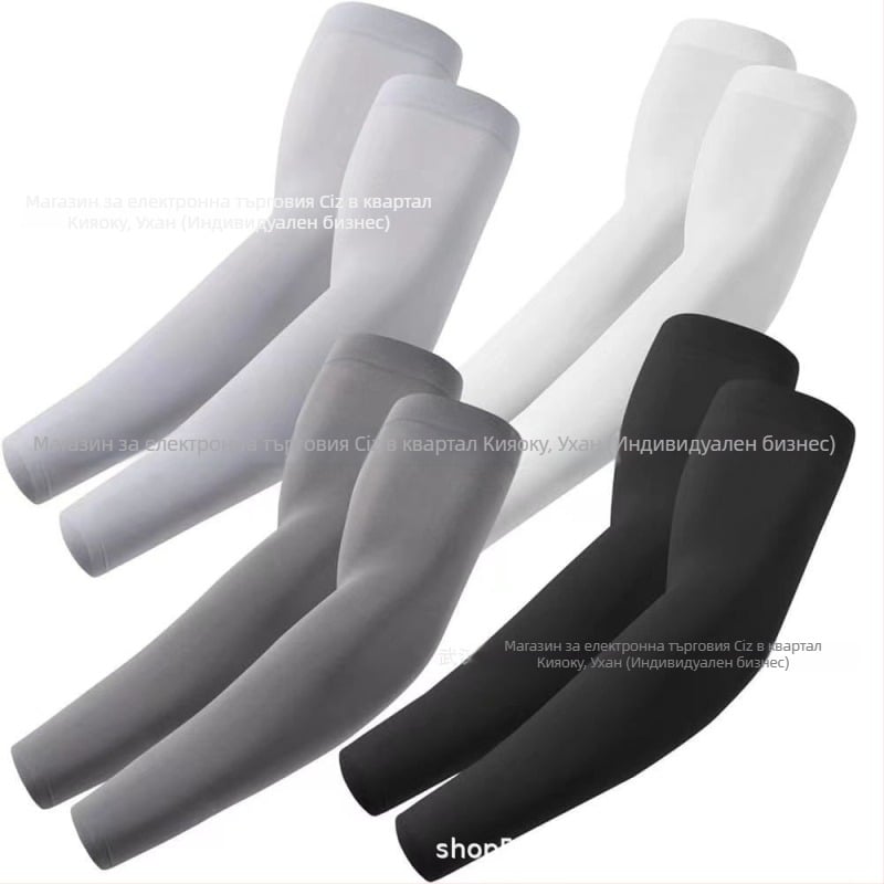 Слънцезащитни ръкави за спорт на открито, ледена коприна и нейлон, дишащи и абсорбиращи пот, съдържание 81–95% нейлон, за каране и шофиране