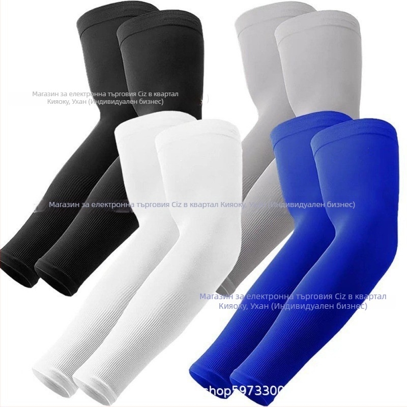 Слънцезащитни ръкави за спорт на открито, ледена коприна и нейлон, дишащи и абсорбиращи пот, съдържание 81–95% нейлон, за каране и шофиране