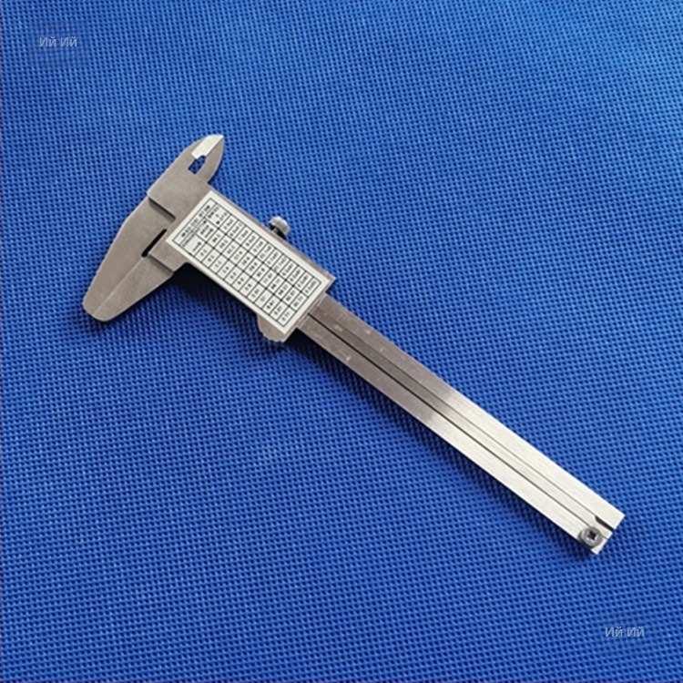 Верниер калипер, неръждаема стомана, интегриран дизайн, с часовник, за измерване на бижута и скъпоценни камъни