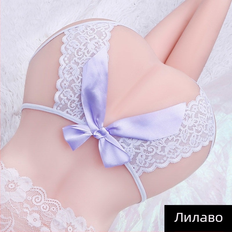 Дамски прашки тип T с ниска талия, дантела, безшевни, 90–95% найлон