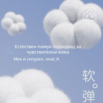 Пижами за кърмене след раждане, чист памучен плат, за всички сезони, с подплънки за кърмене; Тъкан: Tr fabric; Основна тъкан: PVC; Съдържание на основната тъкан: до 30%; Ръкав: дълъг; Яка: поло