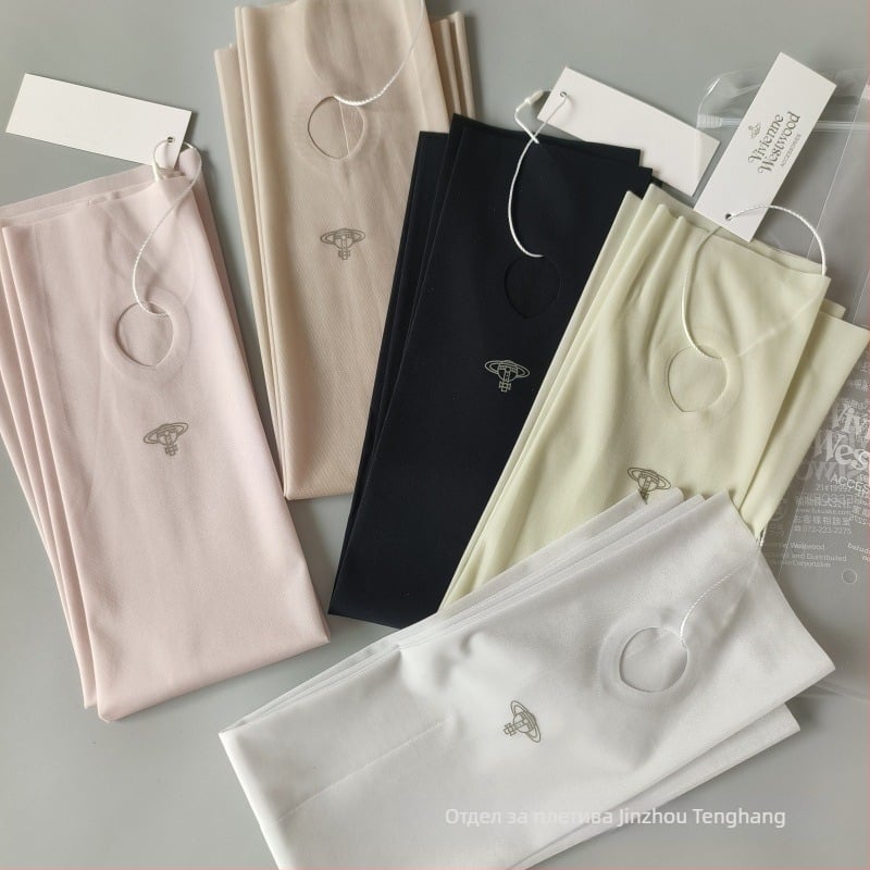 UV защитен ръкав Ice Silk плат, безшевен дизайн, съдържание найлон 51–60%, свеж стил