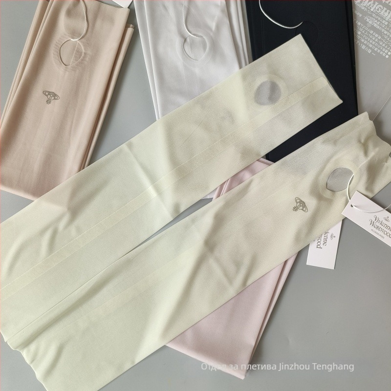 UV защитен ръкав Ice Silk плат, безшевен дизайн, съдържание найлон 51–60%, свеж стил