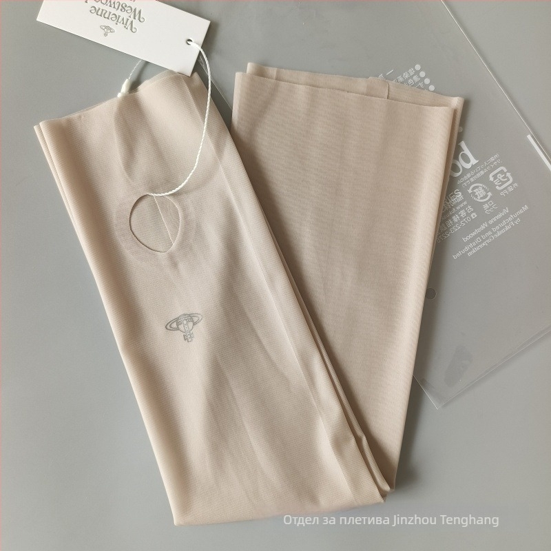 UV защитен ръкав Ice Silk плат, безшевен дизайн, съдържание найлон 51–60%, свеж стил