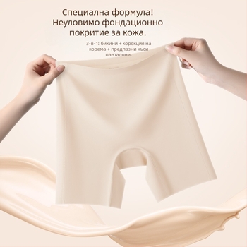 Женски Ice Silk безопасни панталони, средна талия, Nylon 95% с Ice Silk подплата в чатала, анти-експозиция