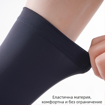 Слънцезащитен ръкав за ръка с охлаждаща ледена коприна, еластичен найлон, UV защита за градски стил