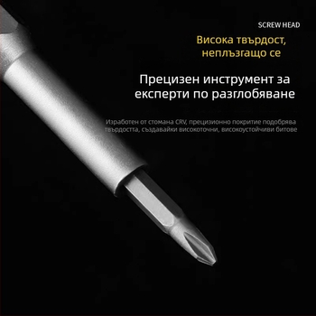 Friendly 24-в-1 магнитен комплект отвертки за ремонт и разглобяване на мобилни телефони, 25-в-1 битове за компютри и очила, мултифункционален набор