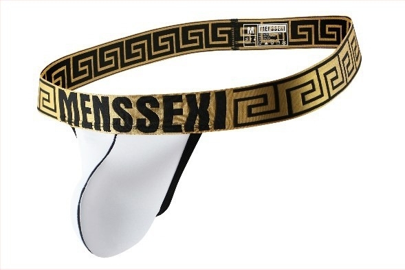 Мъжки Ice Silk стринг - Нейлон 80–90%, Вътрешна част Ice Silk 80–90%, Ниска талия, Едноцветен