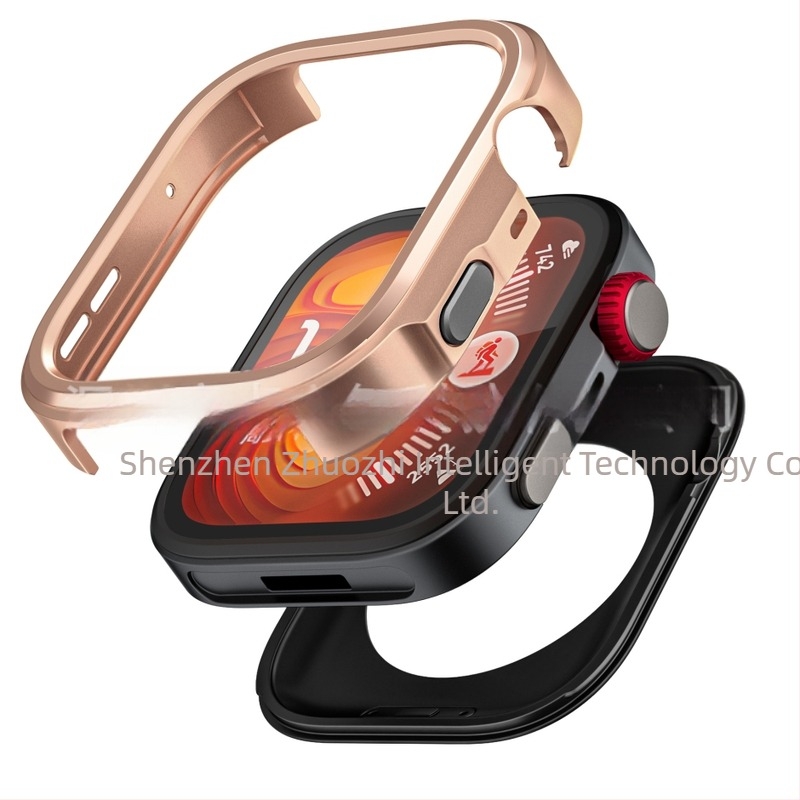 Кейс за часовник Huawei Fit4/4Pro | цинкова сплав, полуметална конструкция, Zhuo zhizhi
