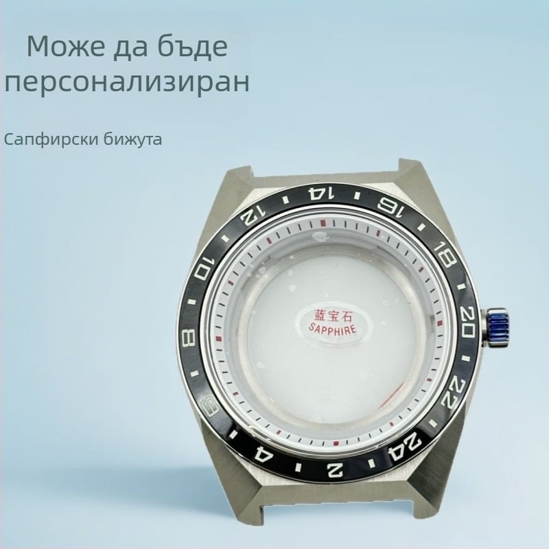 Механичен корпус за часовник със сапфирено стъкло и NH35 механизъм, опаковка 1 бр, пускане през лято 2025 г.