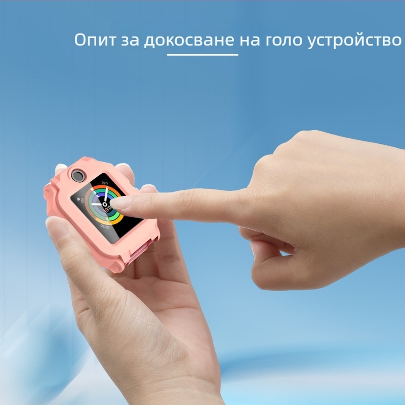 Защитен калъф за детски часовник Xiaotiancai Z6A/Z6S/Z6Pro, PC материал, модел Xiaotiancai PC+Steel Film Protective Case, тегло 4.8, самостоятелна опаковка