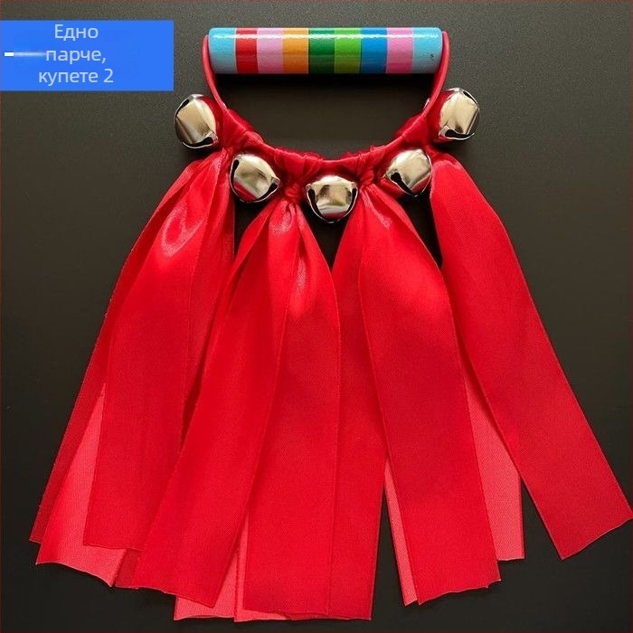 Детска ръчна камбанка за сутрешни танцови упражнения в градина; марка: Други; наличност: готова на склад; възрастова група: деца; година/сезон: Други