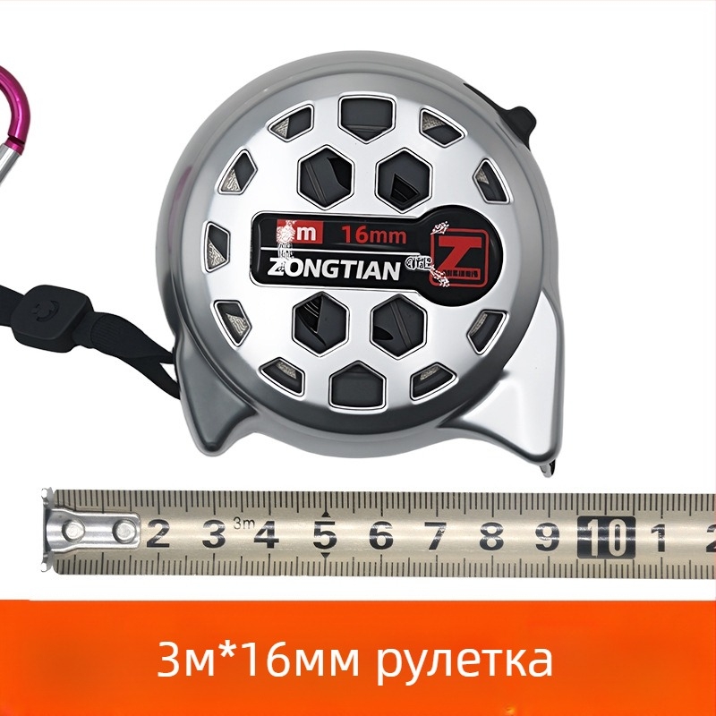 Лентов измервател от неръждаема стомана с кух дизайн, водоустойчив, удароустойчив, висока прецизност, с кутия