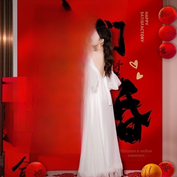 Сватбен фон от плат за фотосесия – Материал: плат, Опаковка: Opp bag, Сватбено килимче за церемония