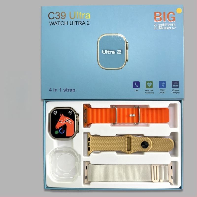 Смарт часовник с 7-в-3-в-1 функции: измерване на сърдечния ритъм, крачкомер, проследяване на съня, Bluetooth разговори и безжично зареждане