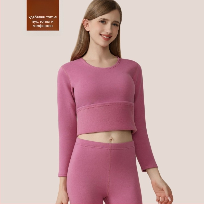 Термално бельо за двойки – изцяло памучен комплект с флисово подплатено горнище и долнище, 95% памук, подплата от полиестер 80%, тегло на тъканта 750 г/м2, екстра дебело (401–500 г/м2), за младежи 18–40 г.