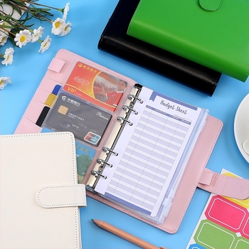 Макарон стил записник с разгъваеми листове и PU кожена подвързия, Dowling хартия, 80 г/м², 100–200 страници