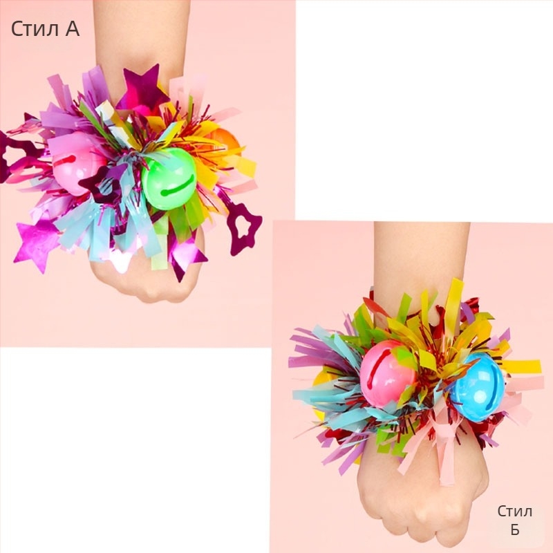 Еластично цветче за китка със звънче за детски танцови представления