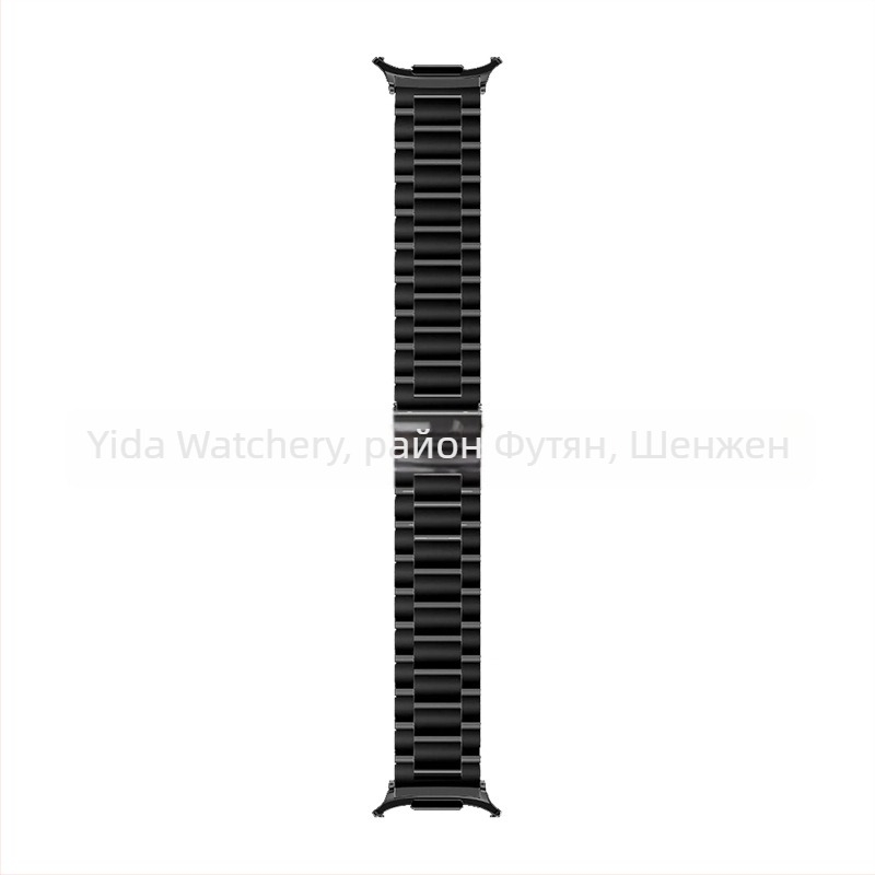 Каишка за Samsung Galaxy Watch7 Ultra от неръждаема стомана, сгъваща катарама, стил бизнес, тегло 100 г