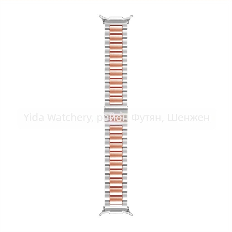 Каишка за Samsung Galaxy Watch7 Ultra от неръждаема стомана, сгъваща катарама, стил бизнес, тегло 100 г