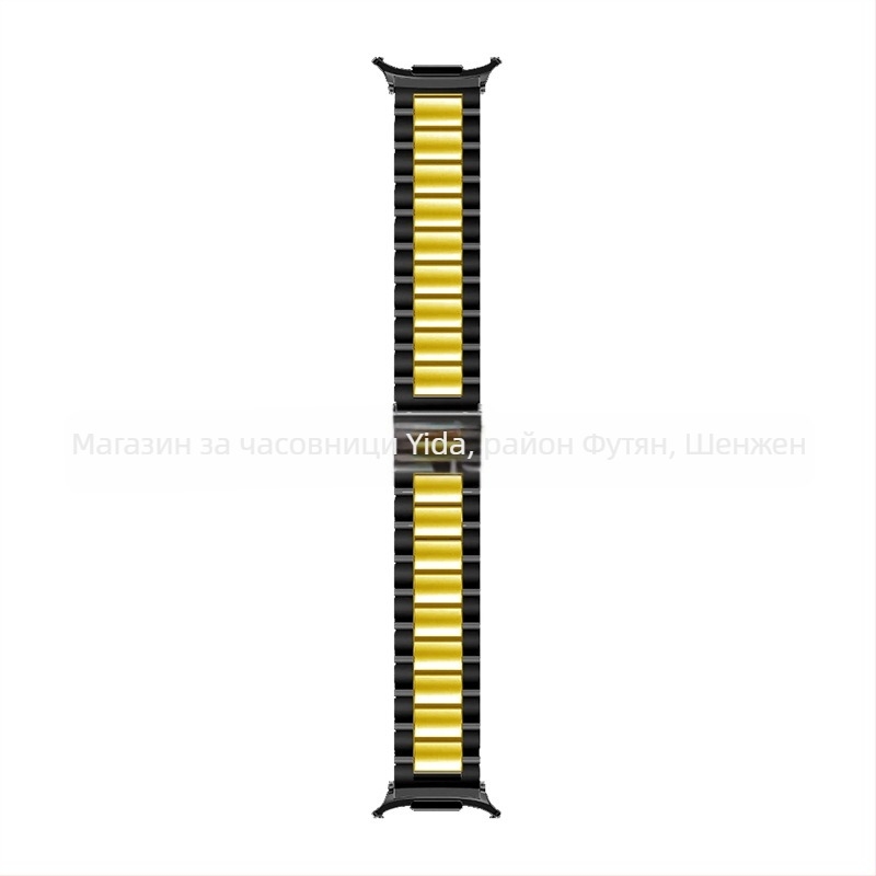 Каишка за Samsung Galaxy Watch7 Ultra от неръждаема стомана, сгъваща катарама, стил бизнес, тегло 100 г