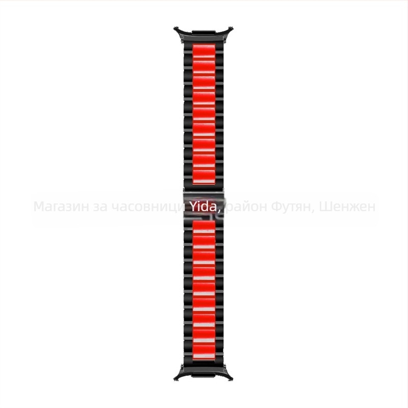 Каишка за Samsung Galaxy Watch7 Ultra от неръждаема стомана, сгъваща катарама, стил бизнес, тегло 100 г