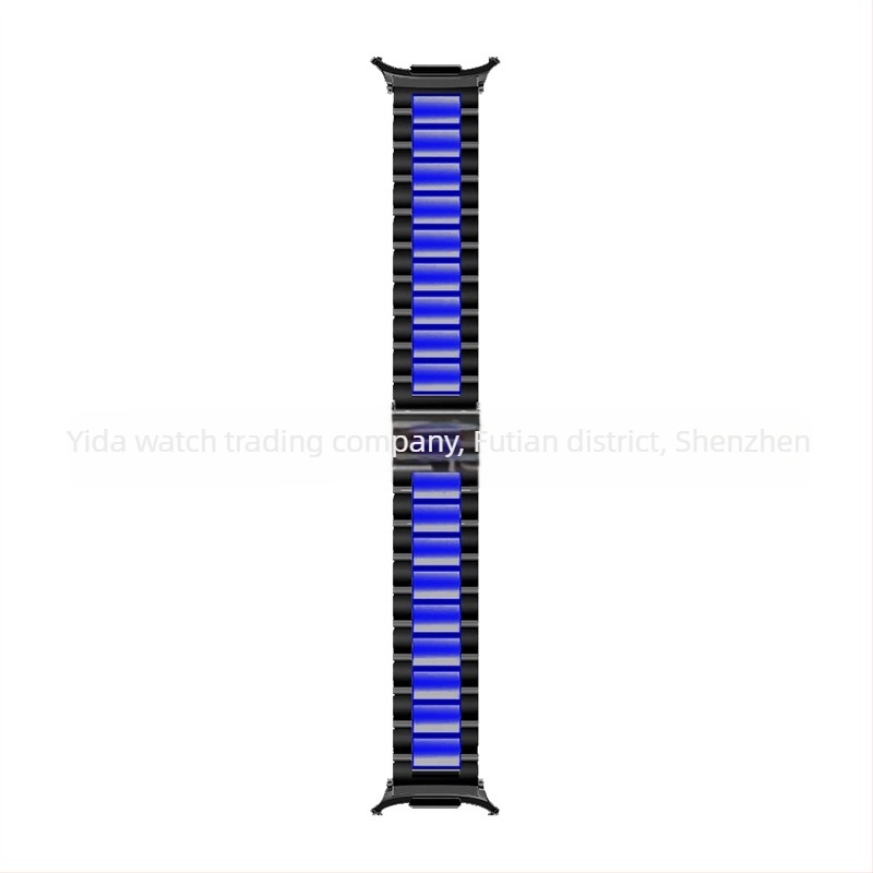 Каишка за Samsung Galaxy Watch7 Ultra от неръждаема стомана, сгъваща катарама, стил бизнес, тегло 100 г