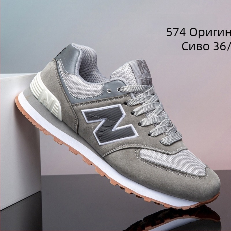 Спортни мъжки обувки за ежедневието, дишащ PU+мрежест връх, PVC подметка, ластично закопчаване, нисък модел, кръгла пръст на крака