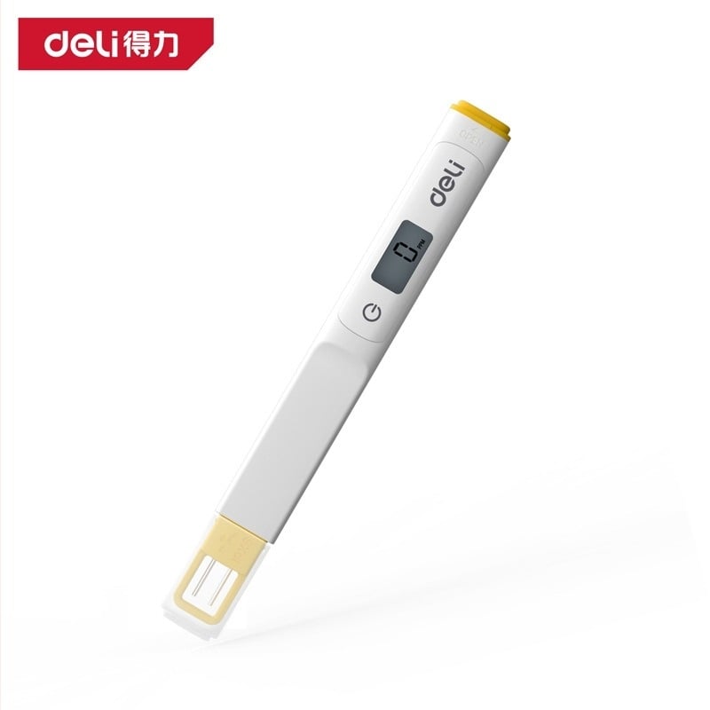 Портативен pH-метър Deli, модел DL339012, за домашно тестване на питейната вода