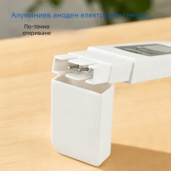 Преносим тестер за водно качество TDS с pH и разтворен кислород, обхват 0–9999 ppm, проводимост 0–9990 µS/cm, точност 2%, захранване 3V