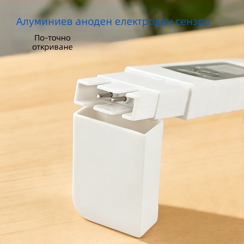 Преносим тестер за водно качество TDS с pH и разтворен кислород, обхват 0–9999 ppm, проводимост 0–9990 µS/cm, точност 2%, захранване 3V