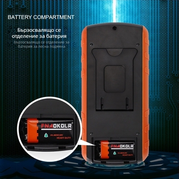 DT9205A високопрецизен цифров мултицет, CE/FCC сертифициран, Ниво на безопасност 3