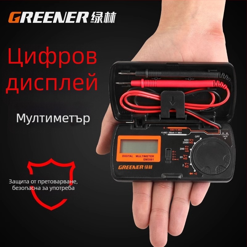 Дигитален миниатюрен високопрецизен преносим автоматичен мултиметър