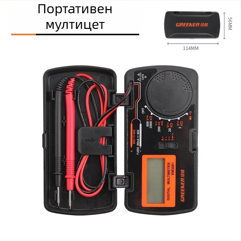 Дигитален миниатюрен високопрецизен преносим автоматичен мултиметър