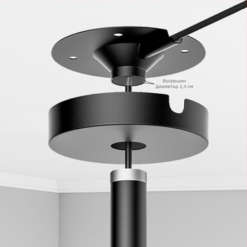 PH46 проекторна стенна закачалка, монтаж за PH46