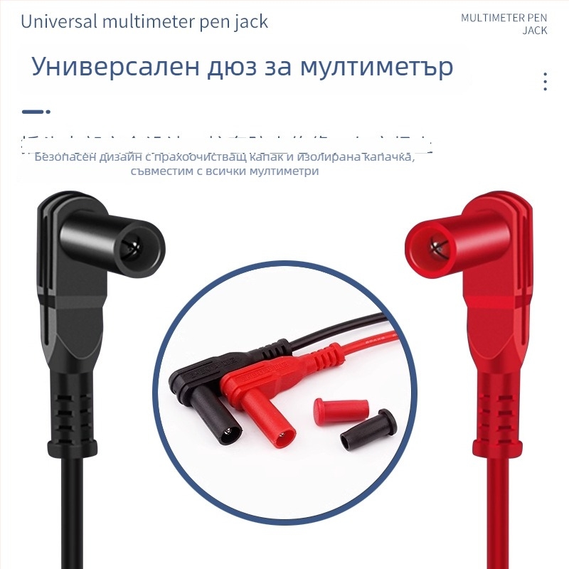 20-в-1 Универсална тест-писалка за мултиметър с подменяеми силиконови върхове и цифров дисплей