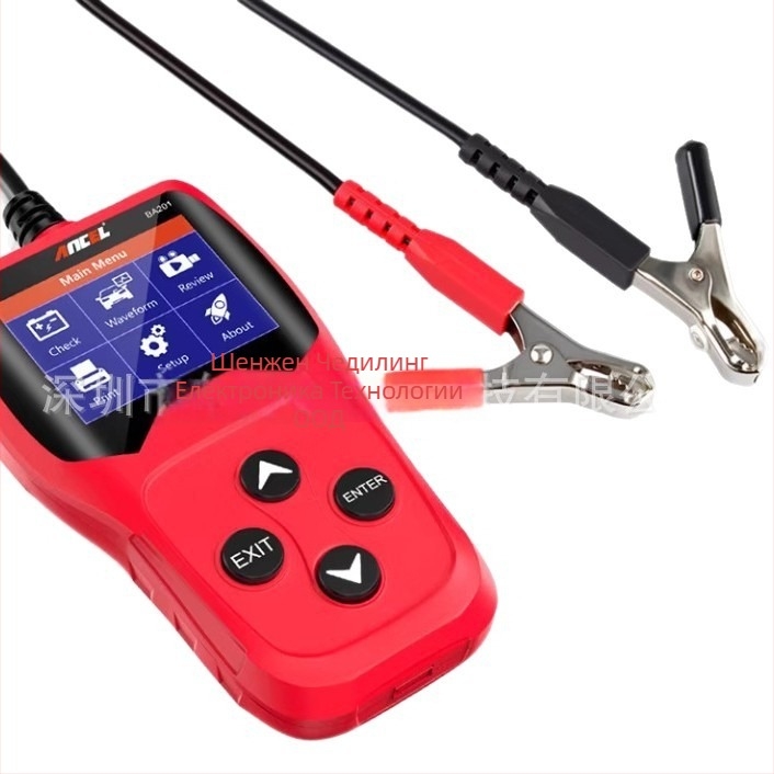 Ba100 тестер за автомобилен акумулатор – 12V, 2000 CCA, вход 9-16V, работна температура -40°C до 65°C