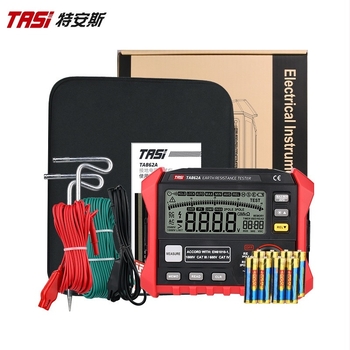 TA862A измерител за земно съпротивление и земно напрежение – Tes – високопрецизен цифров дисплей – захранване: батерия 8×5